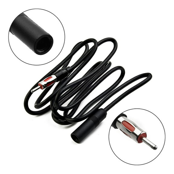 180cm Car Male to Female Radio AM/FM Antenna Adapter Extension Cable