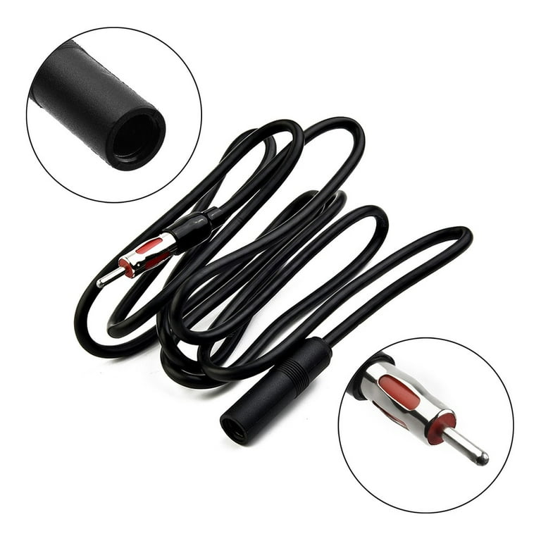 180cm Car Male to Female Radio AM/FM Antenna Adapter Extension Cable  Universal
