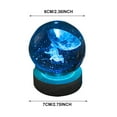 thumbnail image 2 of EIMELI 3d Glowing Crystal Ball Night Light Ornament Creative Coloful Night Scene Lamp With Base For Home Decor Gift, 2 of 9
