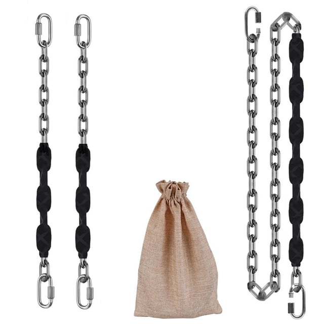 2 cadenas de acero inoxidable Swing Hardware Dakzhou, 160 cm
