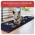thumbnail image 4 of My Doggy Place Dog Mat for Muddy Paws, Washable Dog Mat, Navy Blue, Runner, 4 of 7