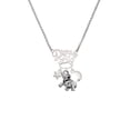 thumbnail image 2 of Delight Jewelry Silvertone Elephant Silvertone Dream Big Pendant Necklace, 25", 2 of 4