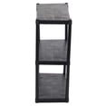 thumbnail image 3 of Home Basics 3 Tier Plastic Shelf, (38-inch), Black, 3 of 4