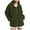 Green, variant on Quinlirra Fall Jackets for Women 2025 Women's Solid Winter Faux Coats Long Sleeve Lapel Pockets Fleece Jacket Casual Trendy Outerwear XXL Beige