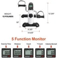 thumbnail image 3 of Under Desk Bike Pedal Exerciser Portable Home Exercise Bike, 3 of 6