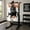 Black, variant on ZENOVA Power Tower Adjustable Pull Up Bar Multi-Function Dip Stands & Squat Rack Strength Training Fitness Equipment for Home Gym, Black