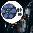thumbnail image 3 of Máquina de boxeo electrónica para práctica en gimnasio en casa, luz RGB, objetivo electrónico de pared Guante negro con almohadilla azul, 3 of 5