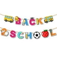 thumbnail image 1 of TIMIFIS Home Decor Welcome Back To School Party Decorations Opening Season Banner Ruler School Bus Cake Topper Set Back To School Party Supplies DecorFall s, 1 of 2