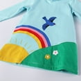 thumbnail image 3 of Godderr Toddler Girl Long Sleeve Dress,Kids Casual Dress Cotton Dresses Little Girl Dresses, 3 of 7