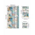 thumbnail image 4 of Vintage Blue Coastal Towel Set of 3,Soft Microfiber Bath Towels,Hand Towel,Washcloths,Summer Beach Starfish Shell Coral Nautical Quick-Dry Absorbent Towels for Bathroom Kitchen Hotel Beach Gym Spa, 4 of 7