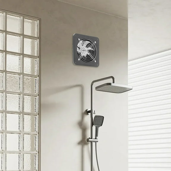 6 Inch Exhaust Fan, 40W Copper Motor with 2600RPM, Low Noise 60-70dB, for Kitchen, Bathroom and Workshop Ventilation