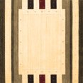 thumbnail image 1 of Ahgly Company Indoor Square Solid Brown Modern Area Rugs, 4' Square, 1 of 4