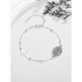 thumbnail image 4 of TANGPOET St Mary Magdalene Medal Bracelet Rosary Bracelet Cross, 4 of 5