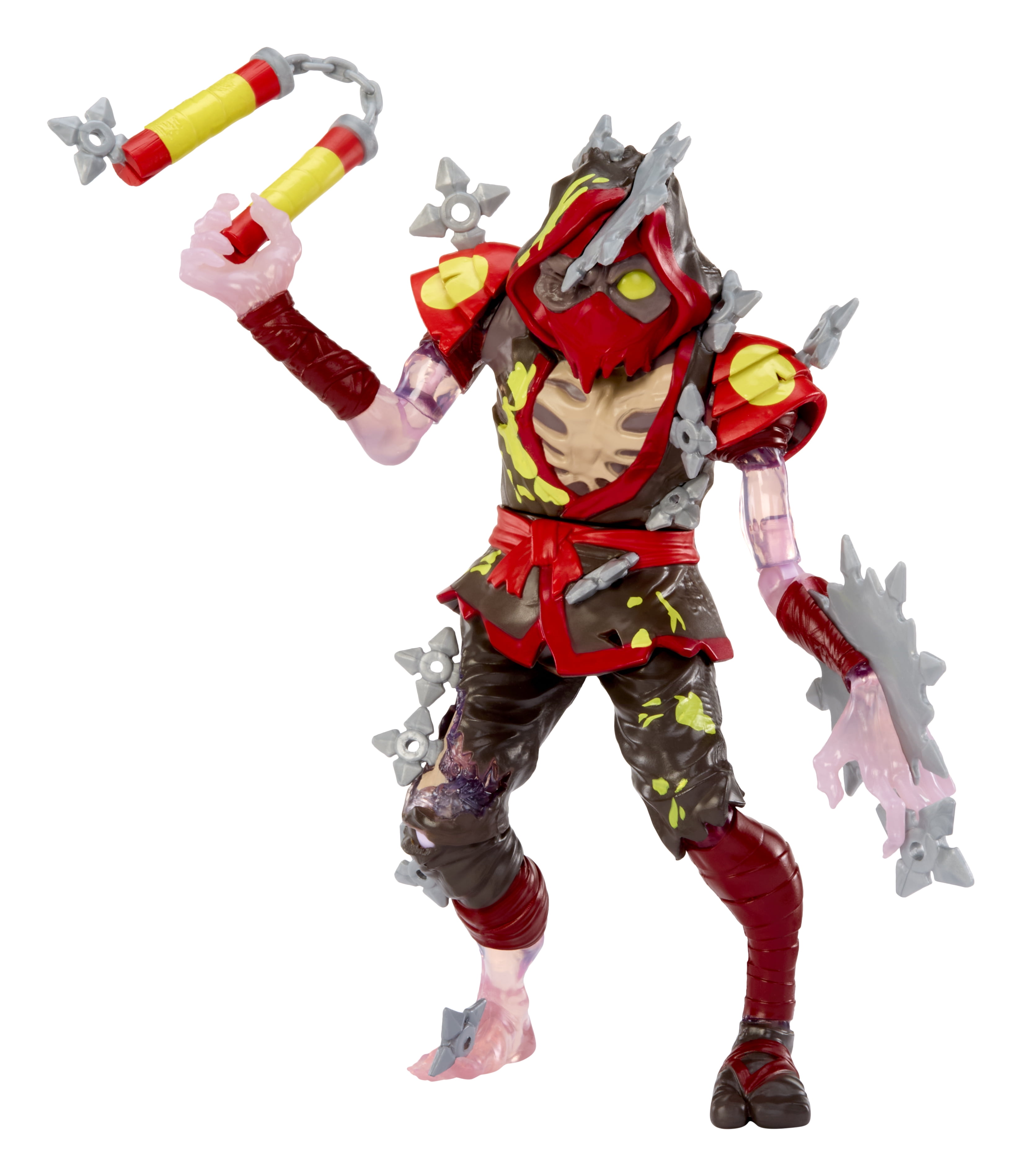 Ninjombie Action Figure - Grave Spin, Ninja Zombie with Slime, Ages 3+