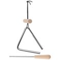 thumbnail image 3 of 1 Set of Interesting Hand Percussion Triangles Musical Triangle Instrument for Music Learning, 3 of 8