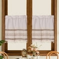 thumbnail image 6 of Neutral Tone Polyester Blend Window Drapery Privacy Solution for Room, 6 of 13