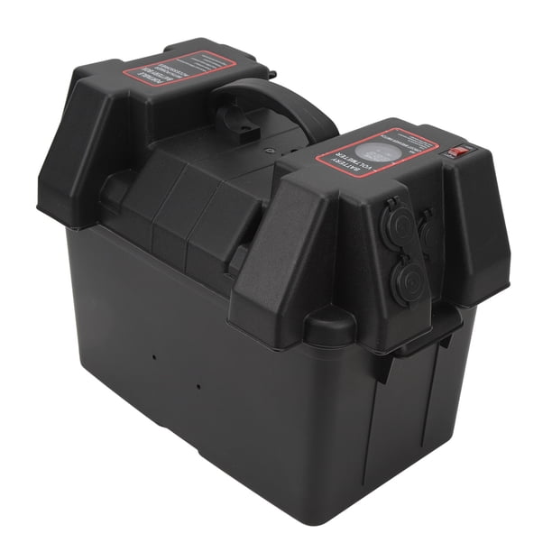 Centro De Energía De Batería Marina, Motor De Arrastre Caja De Batería Inteligente Diseño De Voltímetro Resistente A Impactos A Prueba De Lluvia Para Camión Para RV Para SUV