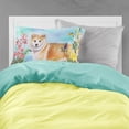 thumbnail image 2 of Carolines Treasures CK1240PILLOWCASE Shiba Inu Spring Fabric Standard Pillowcase, 2 of 2
