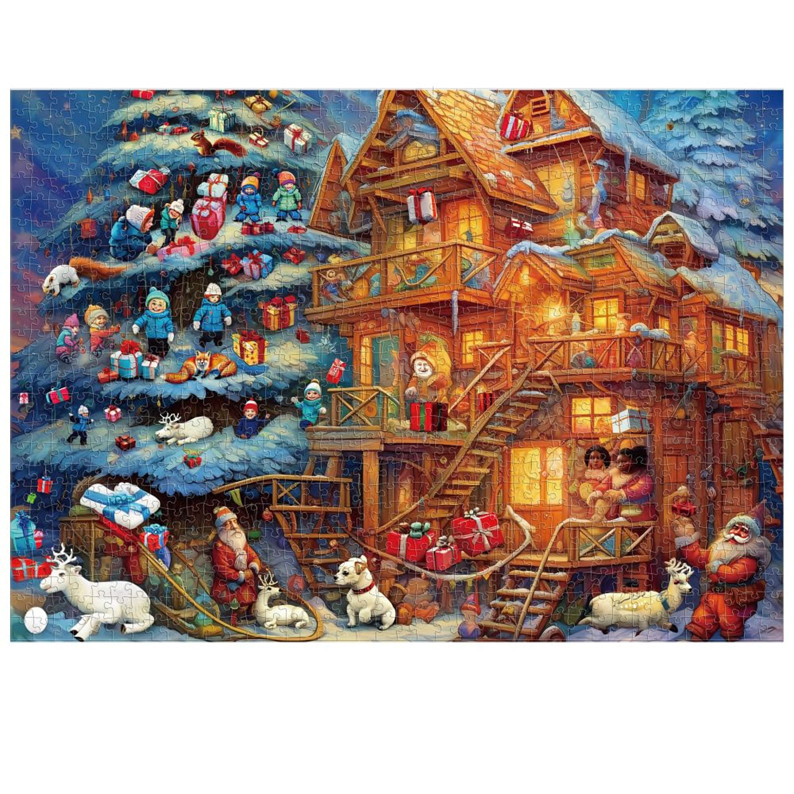 Advent Calendar 2024 Christmas Puzzles 1008 Pieces of Festive Fun. 24