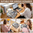 thumbnail image 7 of Haosy Accordion File Organizer Zipper Binder 500 Sheet 6-Tab Expanding File Folder Multi-Pocket 1.2 Inch 3 Ring Castles Float in Air, 7 of 7