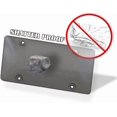 thumbnail image 3 of Car License Plate Frame, 2PCS Tinted Watarproof Front and Rear License Plate Cover/Holder with Stainless Screws Caps Set Universal for Cars, SUVs, Vans, Automotive Accessories for Men Women, 3 of 6