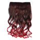 thumbnail image 1 of Peluca con clip, extensión de cabello femenino, degradado de color, cinco clips, cabello largo y rizado., 1 of 1