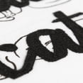 thumbnail image 4 of Black and White Cat Postures Throw Pillow, 4 of 4