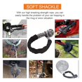thumbnail image 3 of Car Broke Down With Protective Sleeve Portable UTV Strap Rope Trailer Off Road Towing Synthetic Soft Shackle ATV Winch SUV ,Wide Applicability, 3 of 6