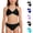 Purple, variant on Swimsuits for Girls Twisted V Neck Drawstring 2 Piece Bikini Set with Padded Bra Cute Bikini Purple 16Y
