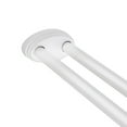 thumbnail image 5 of Utopia Alley Rustproof Wall Mounted Aluminum Double L Shaped Shower Curtain Rod 72" L x 31.7" W, with 24 Shower Hooks included & Ceiling Support , Wall Mounted, White, 5 of 11