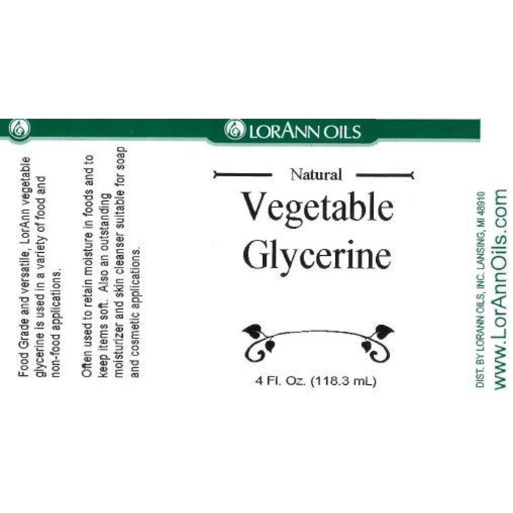 Natural Vegetable Glycerine, Food Grade, 16 oz
