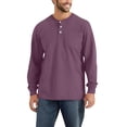 thumbnail image 2 of GrmtClth Henley Shirts for Men Casual Fit Long Sleeve Button Up T-Shirts Hombre Lightweight Pullover Shirt with pocket Dark Purple S, 2 of 6