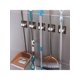 thumbnail image 1 of 1pc Multifunctional Punch-Free Hook For Mop/Broom/Toilet Brush Holder, Random Color, 1 of 5