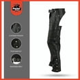 thumbnail image 4 of Daniel Smart Motorcycle Leather Chaps All Season Unisex Biker Pant with Customizable fit and Carry Pockets, 4 of 6