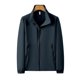 thumbnail image 3 of Ceisia Men's Nylon-Spandex Casual Cargo Windbreaker Stand-Up Zipper Flap Solid Color Jacket Gift, 3 of 5