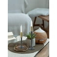 thumbnail image 2 of Serene Spaces Living 8.5" Dual-Tone Taper Candlestick Holder, Modern, Single, 2 of 6