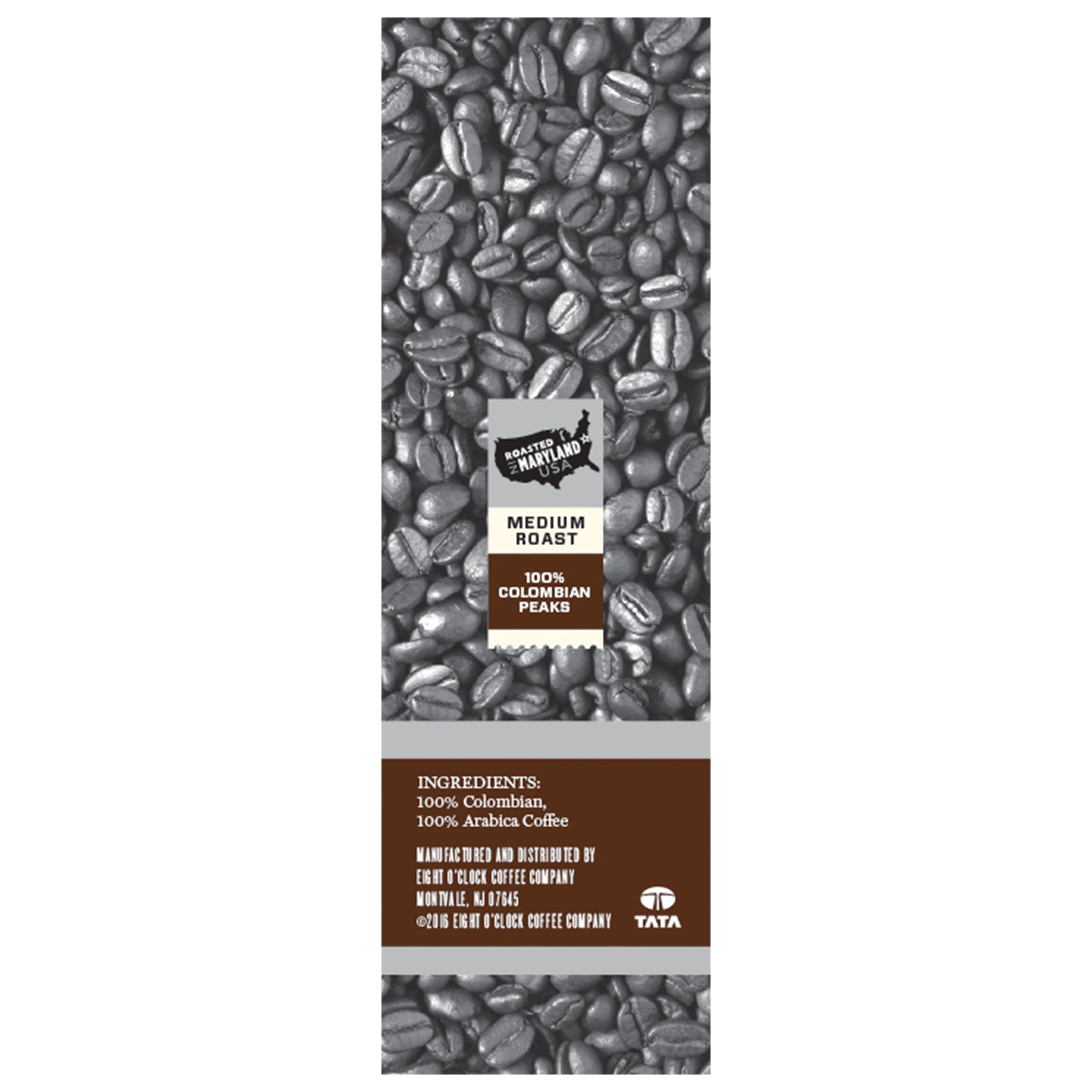 Eight O'Clock Original Colombian Peaks Medium Roast Whole Bean