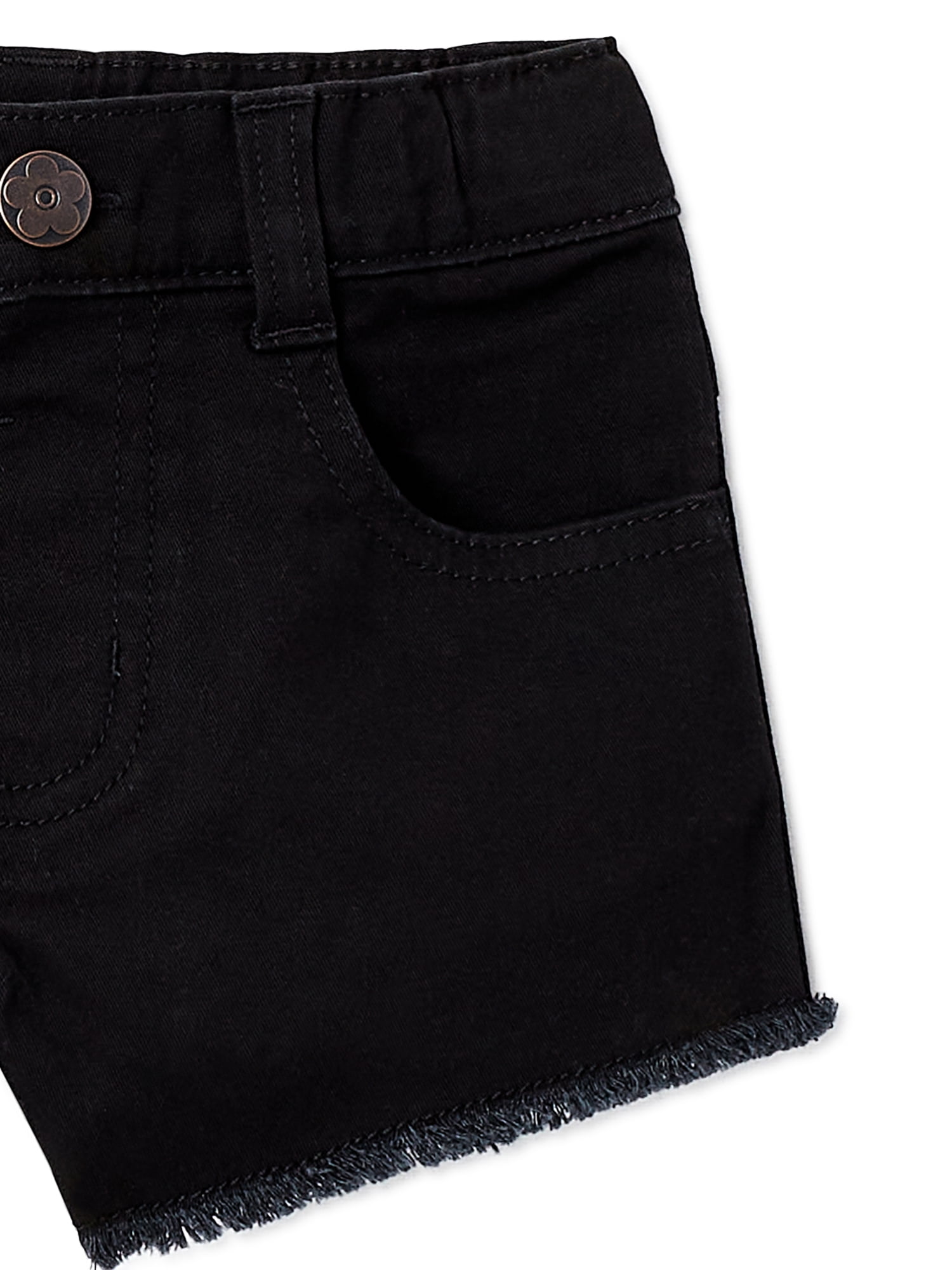 Garanimals Baby Toddler Girls' Denim Shorts Multipack, 3-Pack