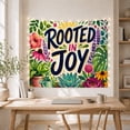 thumbnail image 4 of Botanical Sunshine Illustration With Vibrant Flowers Cheerful Boho Wall Art for Plant Lovers Bohhemian Home Decor Housewarming Gift Tapestry Wall Hanging for Bedroom and Living Room, 4 of 6