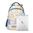 thumbnail image 7 of FORMRS Kids School Backpack Elementary Student Unisex Travel Bookbag with Reflective Stripes, Colorful Gummy Bears Pattern, 7 of 7