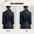 thumbnail image 3 of Removable No-Sew Shoulder Pads - Thick Sponge for Suits, Blazers & Casual Outfits (1 Pair), 3 of 5