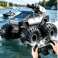 thumbnail image 4 of HNH 1:16 RC Waterproof Monster Truck, Amphibious RC Cars 4WD Remote Control Car Trucks, All Terrain Off-Road Pickup Cybertruck Toy for 6-15 Year Old Boys Girls Kids Gifts, 4 of 10