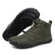 thumbnail image 1 of Botas con cordones para hombre y mujer botas de nieve ligeras con forro de piel de invierno a prueba de salpicaduras, 1 of 9