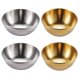thumbnail image 1 of Juego de 4 platos de acero inoxidable para salsa de acero inoxidable, 1 of 2
