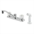 thumbnail image 1 of Pfister Pfirst Series 2-Handle Kitchen Faucet with White Side Spray Polished Chrome, 1 of 1
