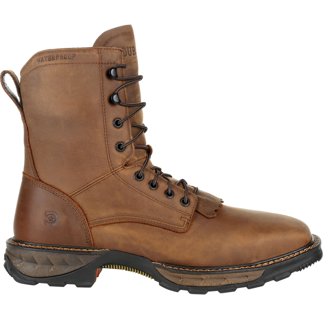 Durango Men's Rebel Western Boot - Coffee & Cactus Pull-On Square Toe Boot, 12" Shaft