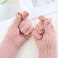 thumbnail image 4 of Gants Texto à Écran Tactile Mode Extérieur Hommes Femmes Mitaines Chaudes en Tricot d'Hiver Gants Unis Golves Étudiants Extérieur Équitation Randonnée Mitaines, 4 of 4