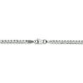 thumbnail image 4 of 14K White Gold 2.9mm Flat Curb Chain, 4 of 5
