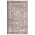 thumbnail image 1 of Ivory Geometric Distressed Oriental Turkish Area Rug, 1 of 5