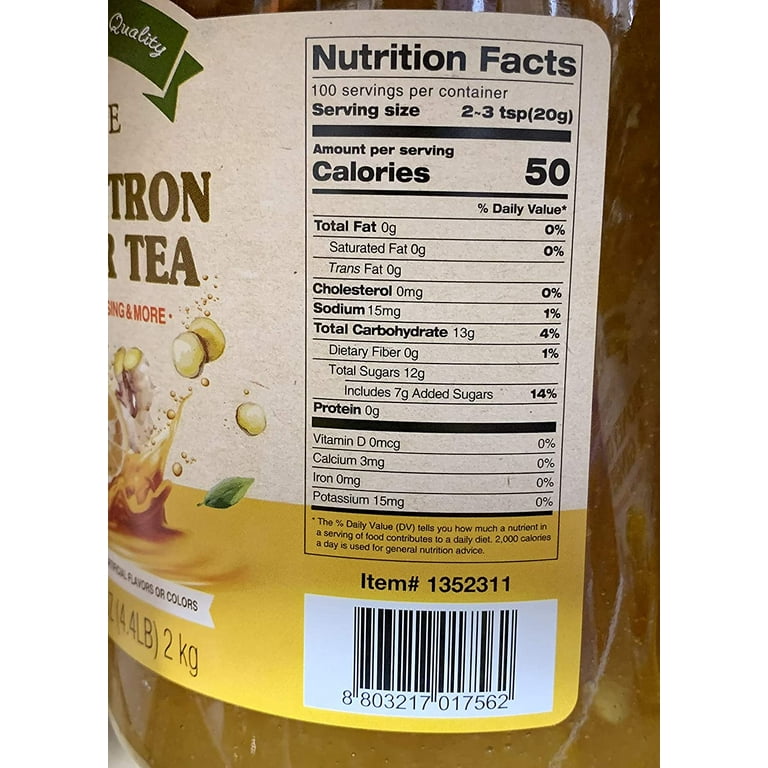 Costco Vonbee Honey, Citron Ginger Tea Base Review